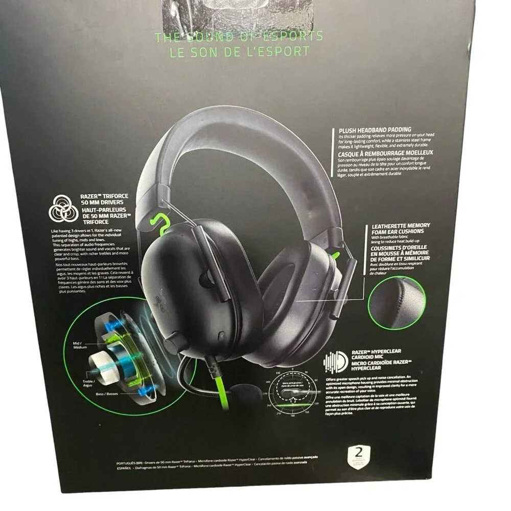 Razer BlackShark V2 X Multi-Platform Wired Esports Headset 7.1 Surround NEW